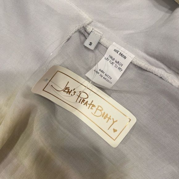 Jen's Pirate Booty Tie-Dye Maxi Dress - White and Green - Picture 13 of 14